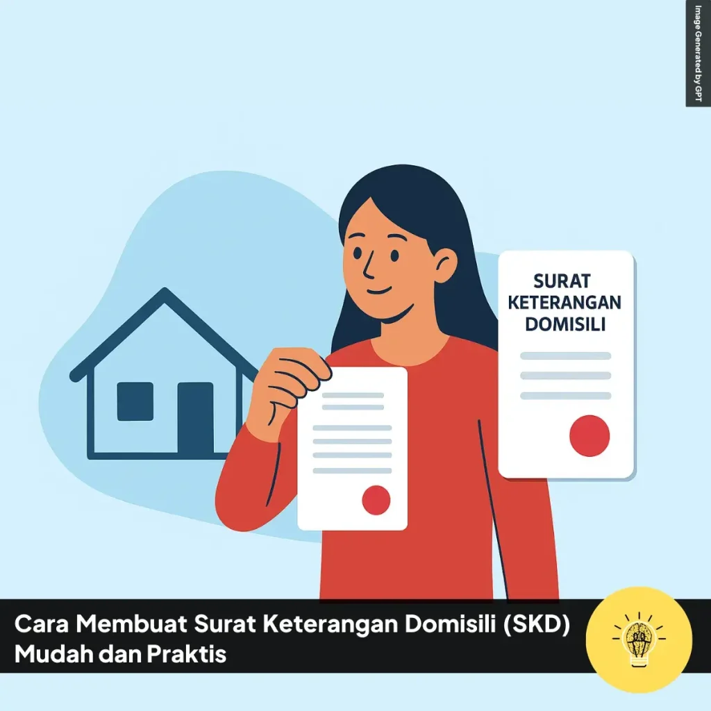 Cara Membuat Surat Keterangan Domisili (SKD) Mudah dan Praktis 1 Cara Membuat Surat Keterangan Domisili SKD Mudah dan Praktis
