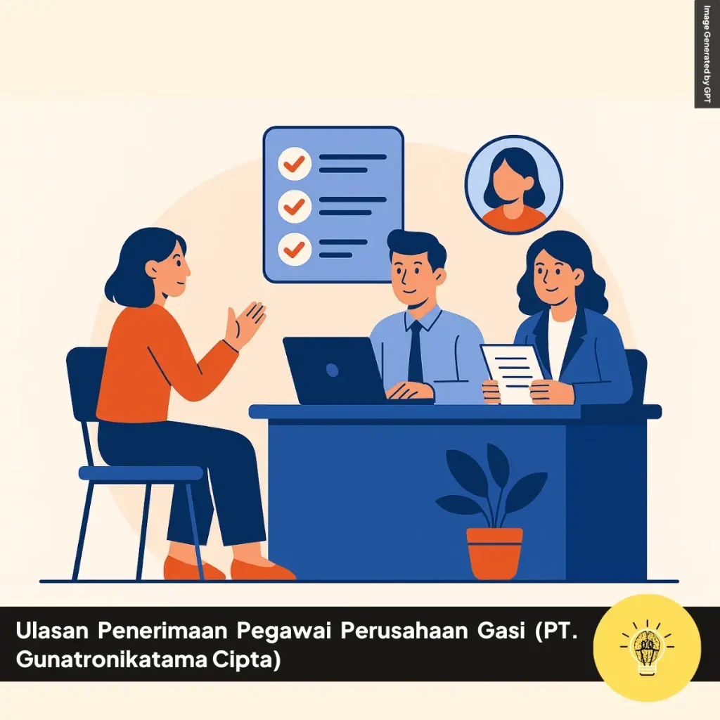Ulasan Penerimaan Pegawai Perusahaan Gasi (PT. Gunatronikatama Cipta) 2 Ulasan Penerimaan Pegawai Perusahaan Gasi PT Gunatronikatama Cipta