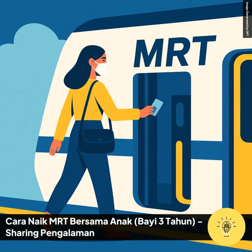 Cara Naik MRT Bersama Anak (Bayi 3 Tahun) - Sharing Pengalaman 1 Cara Naik MRT Bersama Anak Bayi 3 Tahun Sharing Pengalaman