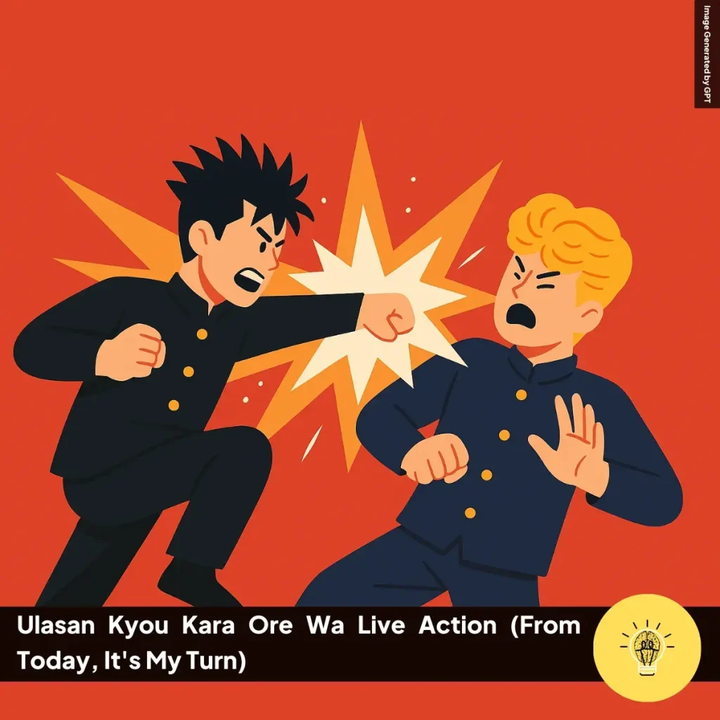 Ulasan Kyou Kara Ore Wa Live Action (From Today, It's My Turn) 6 Ulasan Kyou Kara Ore Wa Live Action From Today Its My Turn