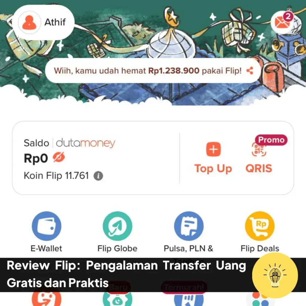 Review Flip: Pengalaman Transfer Uang Gratis dan Praktis 6 Review Flip Pengalaman Transfer Uang dan Topup Ewallet Gratis