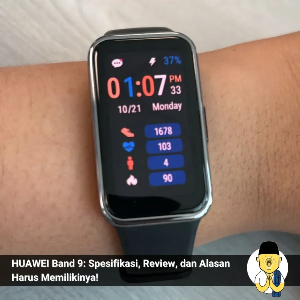 HUAWEI Band 9: Spesifikasi, Review, dan Alasan Harus Memilikinya! 1 Review HUAWEI Band 9 Alasan Harus Memilikinya