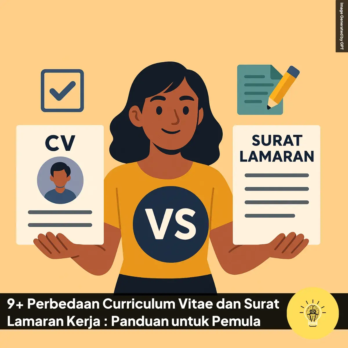9+ Perbedaan Curriculum Vitae dan Surat Lamaran Kerja 2 Panduan untuk Pemula Perbedaan Curriculum Vitae dan Surat Lamaran Kerja