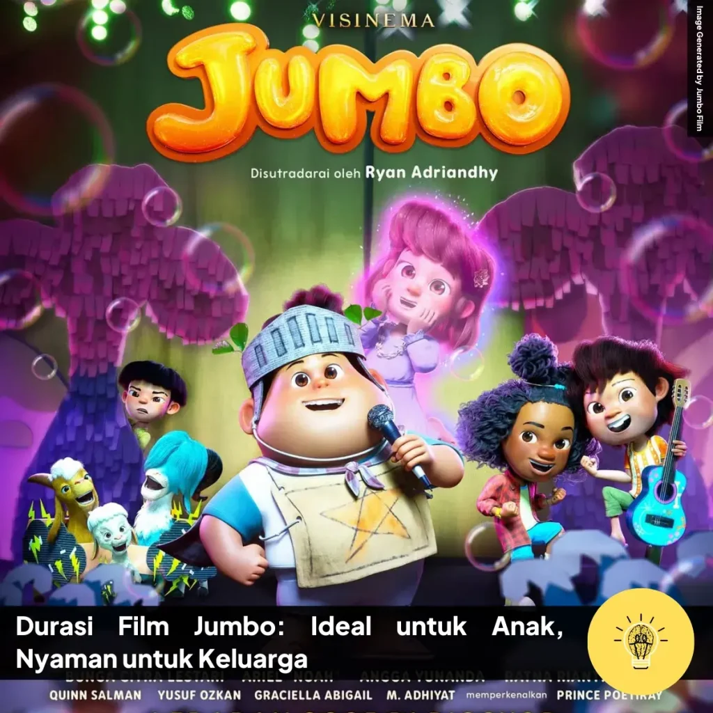 Durasi Film Jumbo: Ideal untuk Anak, Nyaman untuk Keluarga 3 Durasi Film Jumbo Ideal untuk Anak Nyaman untuk Keluarga