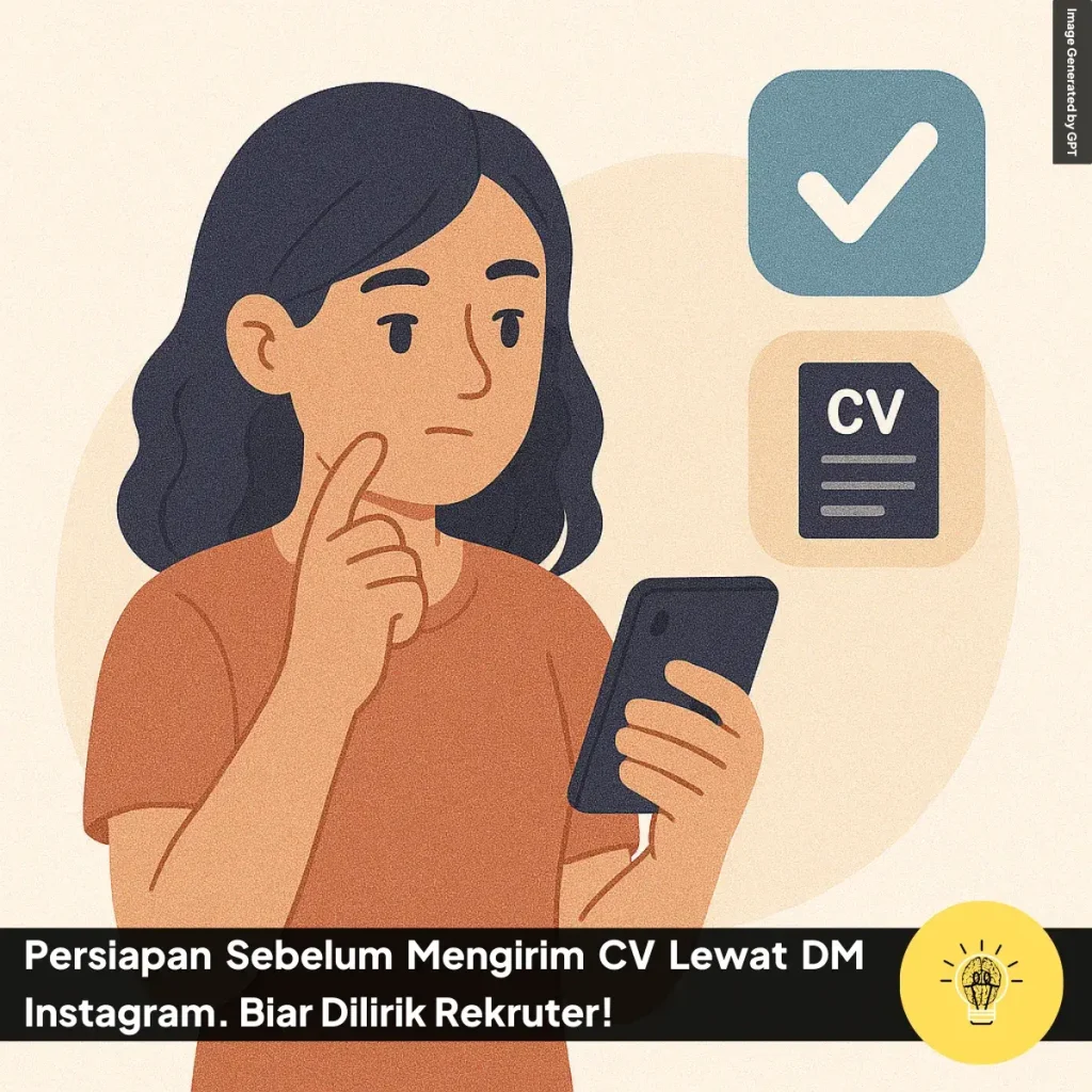 Persiapan Sebelum Mengirim CV Lewat DM Instagram. Biar Dilirik Rekruter! 1 Persiapan Sebelum Mengirim CV Lewat DM Instagram Biar Dilirik Rekruter