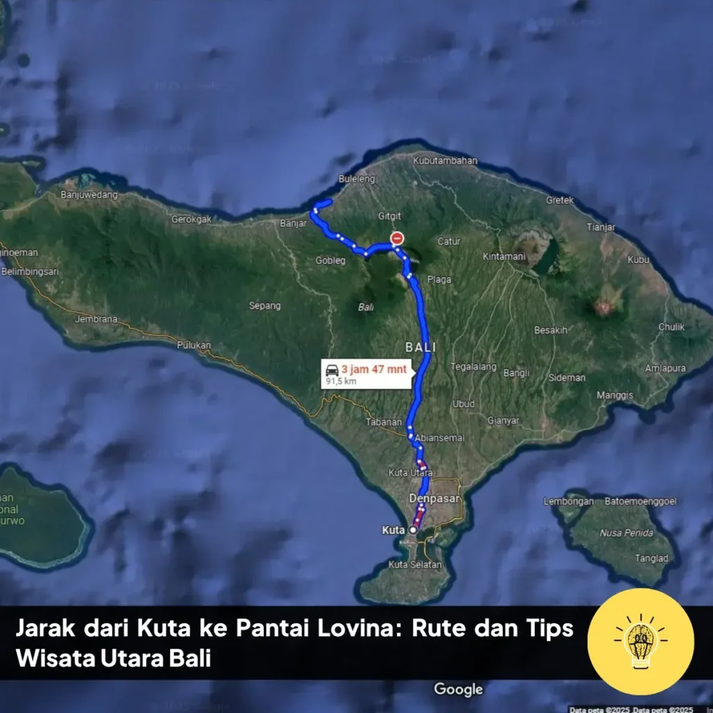 Jarak dari Kuta ke Pantai Lovina: Rute dan Tips Perjalanan 4 Jarak dari Kuta ke Pantai Lovina Rute dan Tips Wisata Utara Bali
