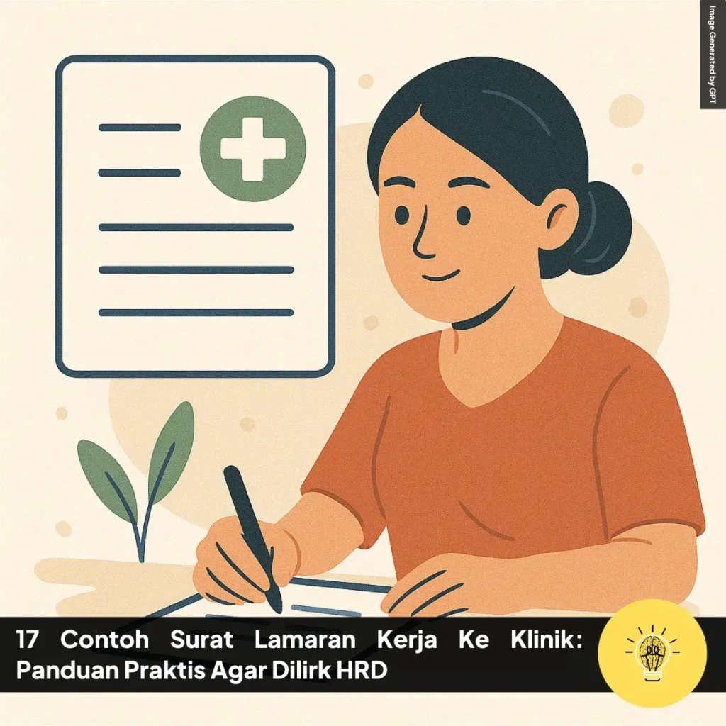 17 Contoh Surat Lamaran Kerja Ke Klinik: Panduan Praktis 1 Panduan Praktis Contoh Surat Lamaran Kerja Ke Klinik Agar Dilirik HRD