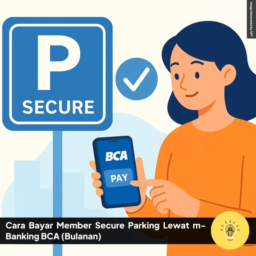 Cara Bayar Member Secure Parking Lewat m-Banking BCA (Bulanan) 6 Cara Bayar Member Secure Parking Lewat m Banking BCA Bulanan