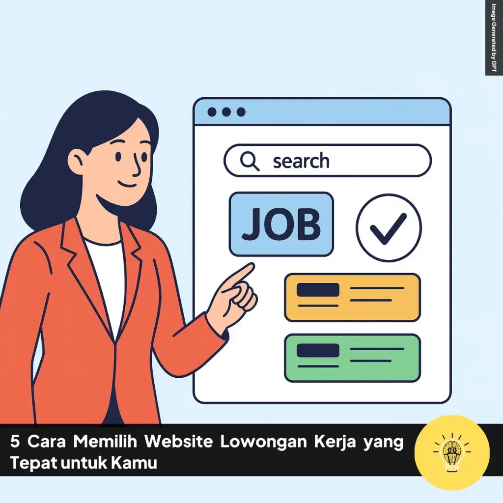 5 Cara Memilih Website Lowongan Kerja yang Tepat untuk Kamu 1 5 Cara Memilih Website Lowongan Kerja yang Tepat untuk Kamu