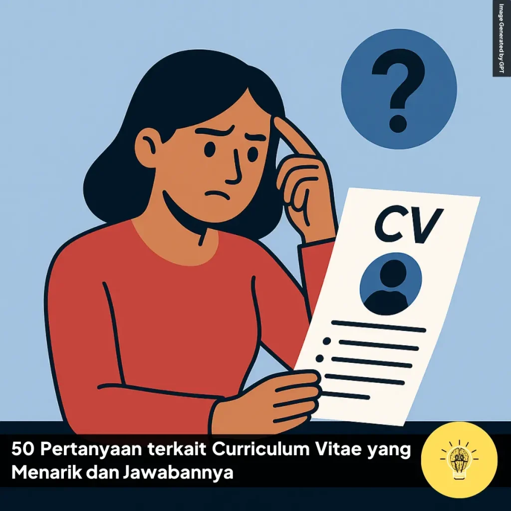 50 Pertanyaan terkait Curriculum Vitae yang Menarik dan Jawabannya 1 50 Pertanyaan terkait Curriculum Vitae yang Menarik dan Jawabannya