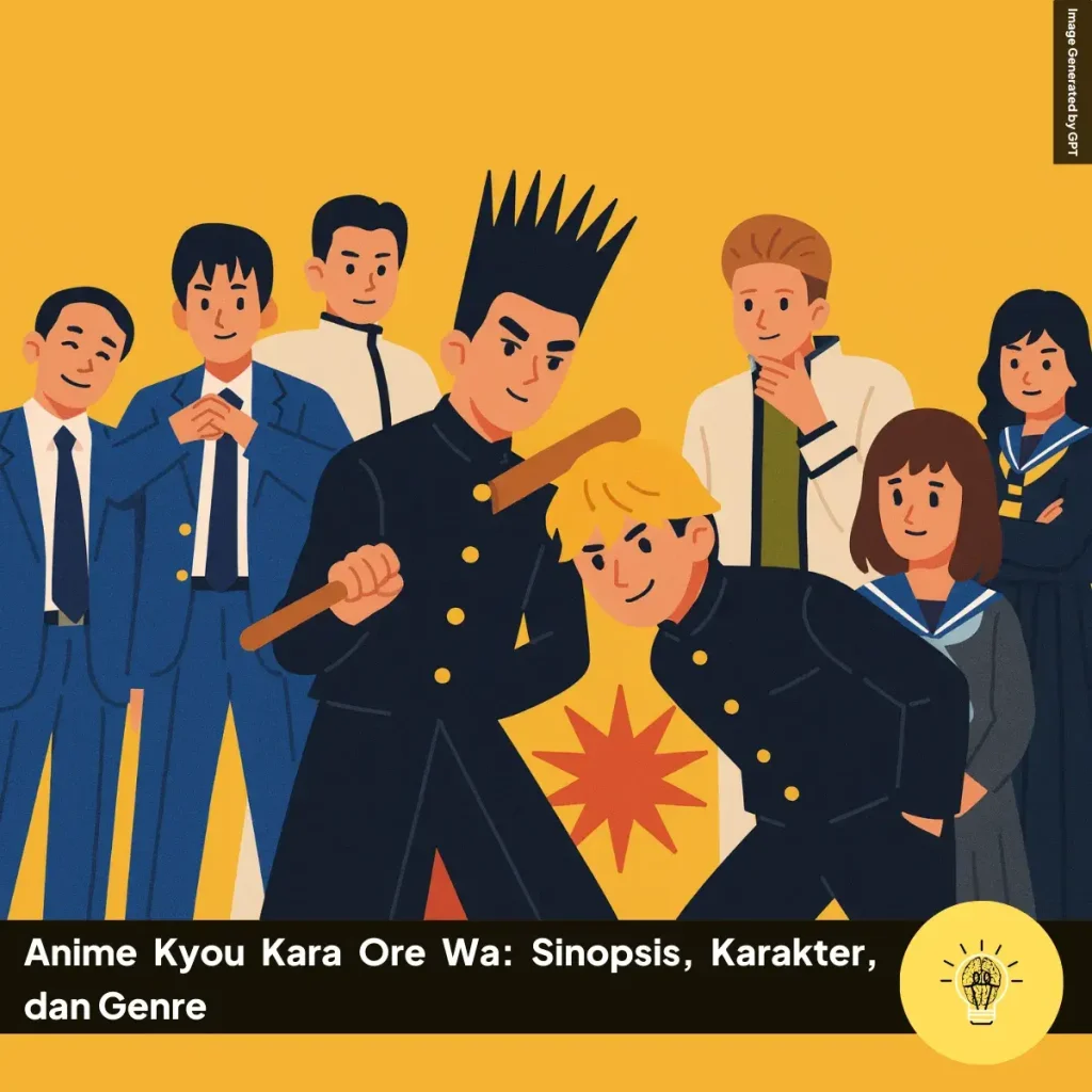 Anime Kyou Kara Ore Wa: Sinopsis, Karakter, dan Genre 11 Anime Kyou Kara Ore Wa Sinopsis Karakter dan Genre