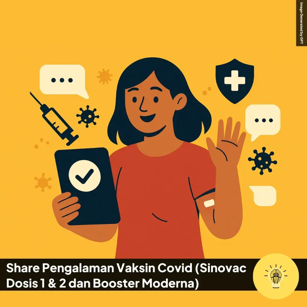 Share Pengalaman Vaksin Covid: Sinovac dan Moderna) 1 Share Pengalaman Vaksin Covid Sinovac Dosis 1 2 dan Booster Moderna