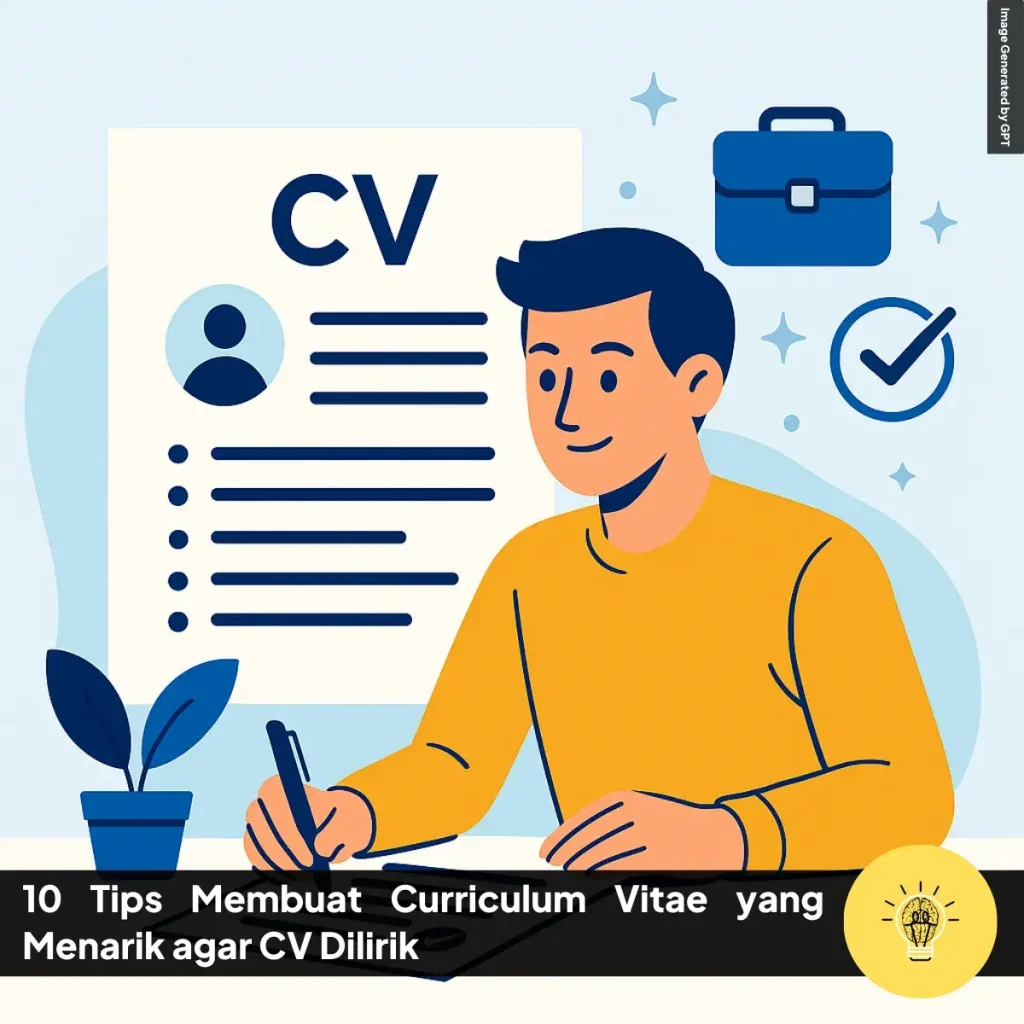 10 Tips Membuat Curriculum Vitae yang Menarik agar CV Dilirik 10 Tips Membuat Curriculum Vitae yang Menarik agar CV Dilirik