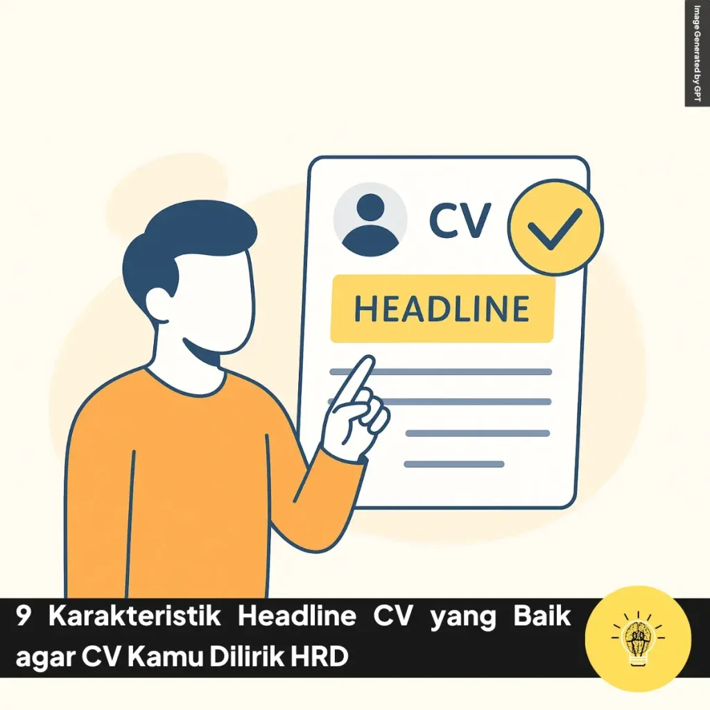 9 Karakteristik Headline CV yang Baik agar CV Kamu Dilirik HRD 4 9 Karakteristik Headline CV yang Baik agar CV Kamu Dilirik HRD
