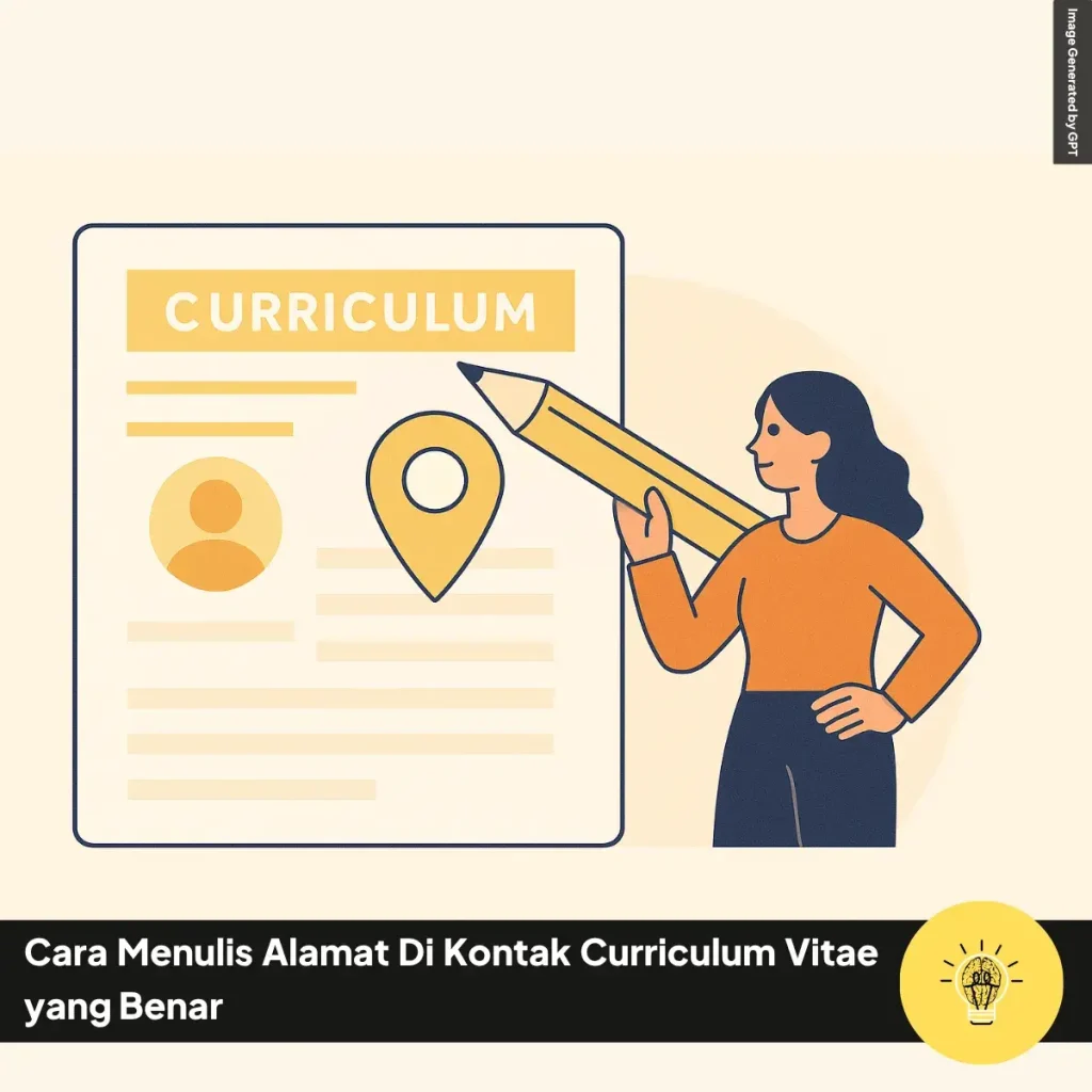 Cara Menulis Alamat Di Kontak Curriculum Vitae yang Benar 1 Cara Menulis Alamat Di Kontak Curriculum Vitae yang Benar