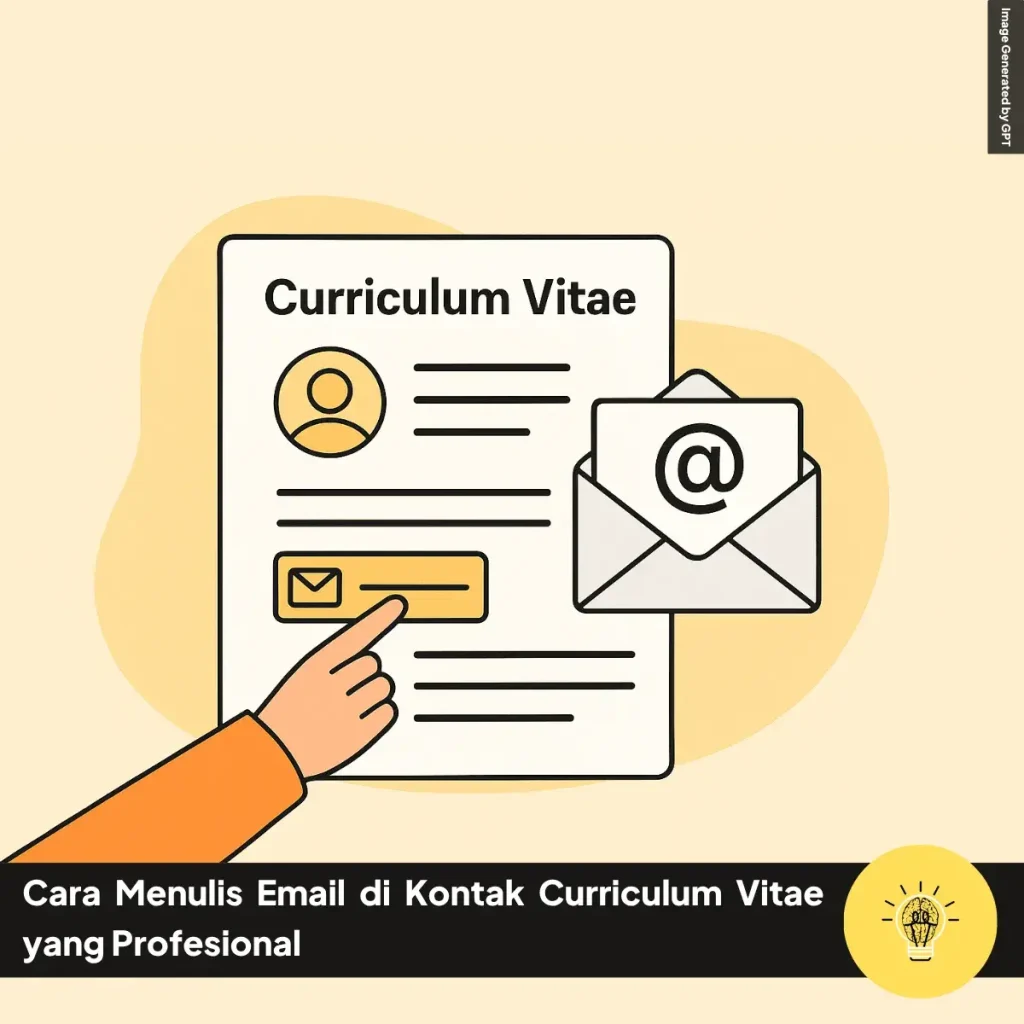 Cara Menulis Email di Kontak Curriculum Vitae yang Profesional 1 Cara Menulis Email di Kontak Curriculum Vitae yang Profesional