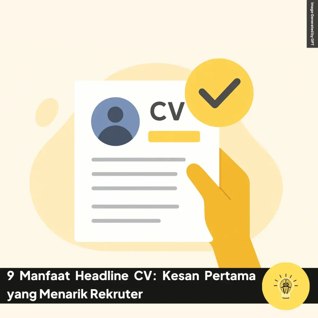 9 Manfaat Headline CV: Kesan Pertama yang Menarik Rekruter 11 Manfaat Headline CV Kesan Pertama yang Menarik Rekruter