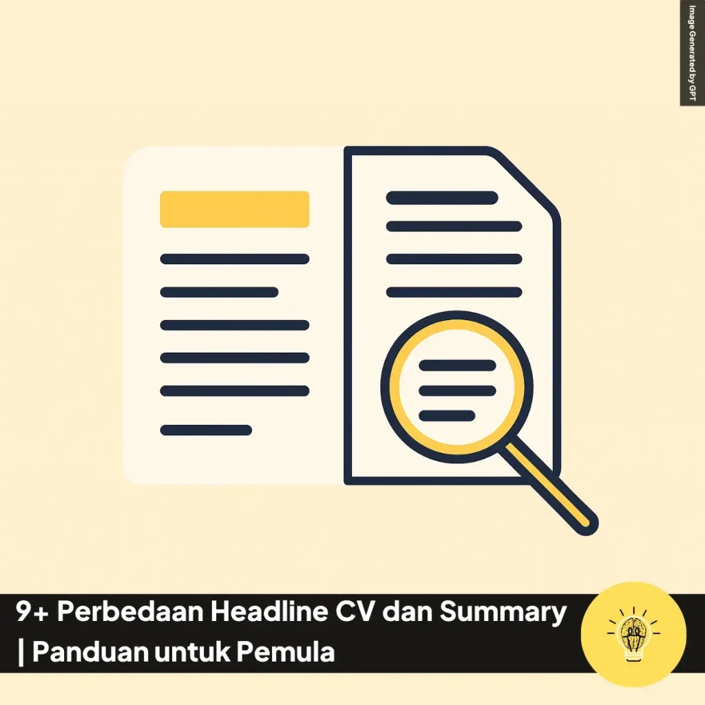 9+ Perbedaan Headline CV dan Summary | Panduan untuk Pemula 7 Panduan untuk Pemula Perbedaan Headline CV dan Summary