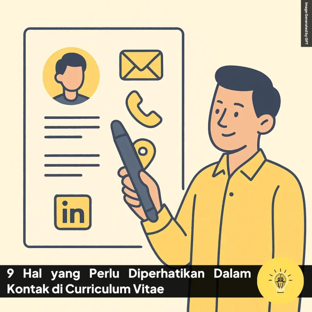 9 Hal yang Perlu Diperhatikan Dalam Kontak di Curriculum Vitae 6 9 Hal yang Perlu Diperhatikan Dalam Kontak di Curriculum Vitae