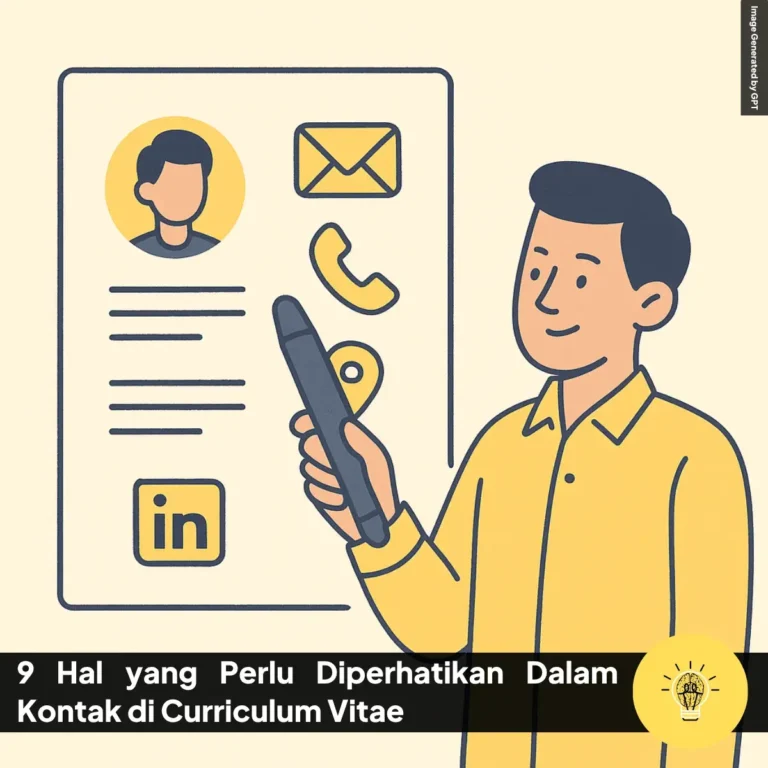 9 Hal yang Perlu Diperhatikan Dalam Kontak di Curriculum Vitae 2 9 Hal yang Perlu Diperhatikan Dalam Kontak di Curriculum Vitae