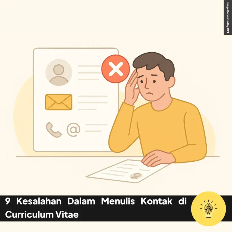 9 Kesalahan Dalam Menulis Kontak di Curriculum Vitae yang Sering Diabaikan 2 9 Kesalahan Dalam Menulis Kontak di Curriculum Vitae