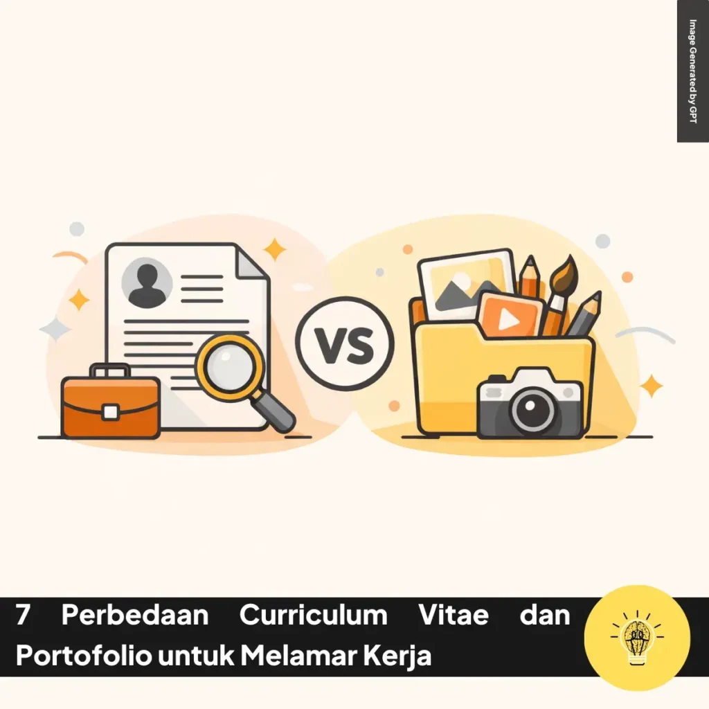7 Perbedaan Curriculum Vitae dan Portofolio untuk Melamar Kerja 5 7 Perbedaan Curriculum Vitae dan Portofolio untuk Melamar Kerja