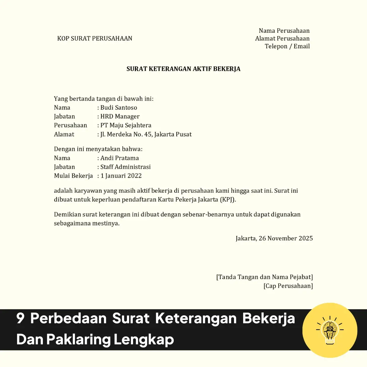 9 Perbedaan Surat Keterangan Aktif Bekerja Dan Paklaring 9 9 Perbedaan Surat Keterangan Bekerja Dan Paklaring Lengkap