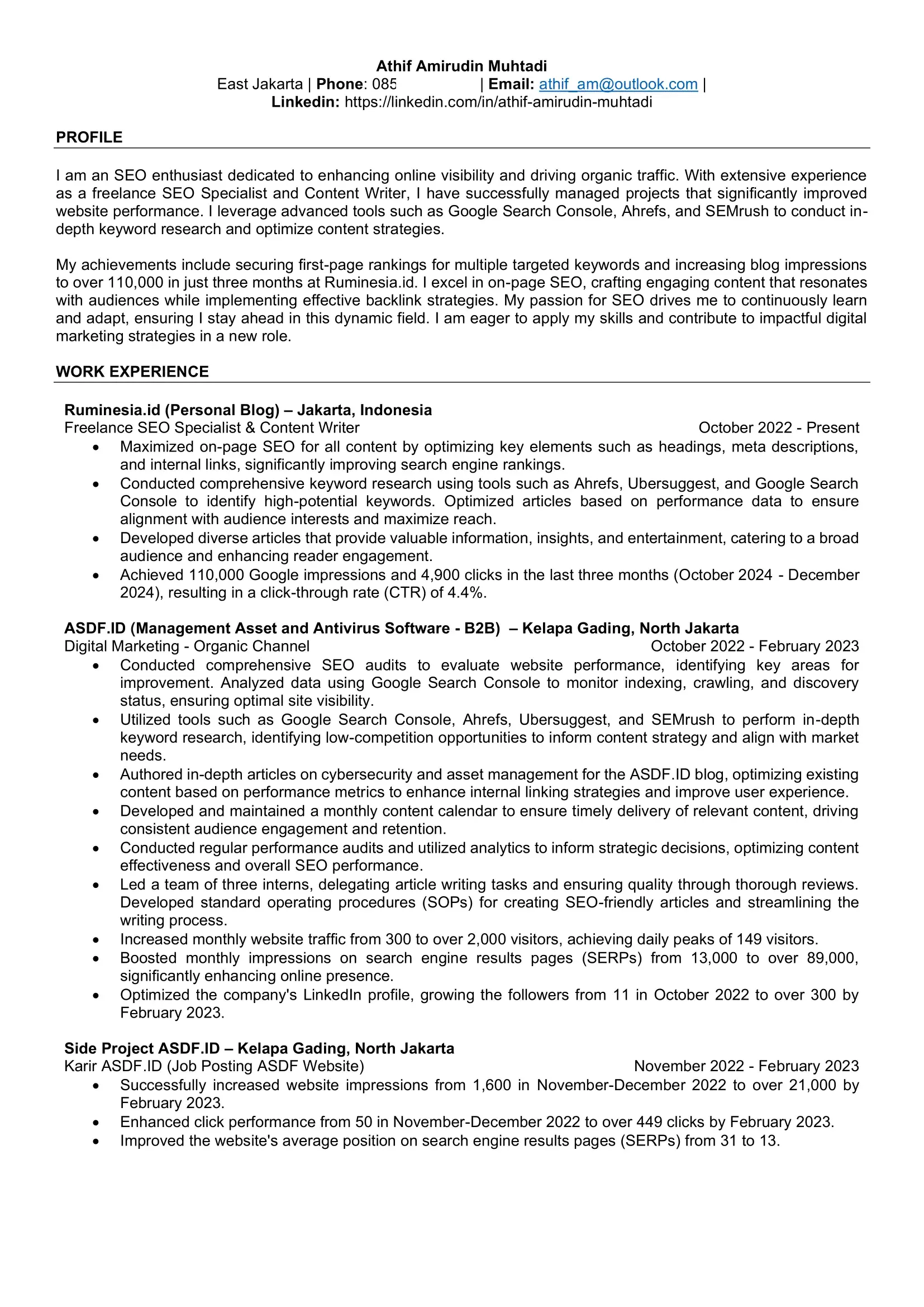 Curriculum Vitae Lengkap Terdiri dari Apa Saja? Panduan Lengkap 2 Curriculum Vitae Lengkap Terdiri dari Apa Saja?