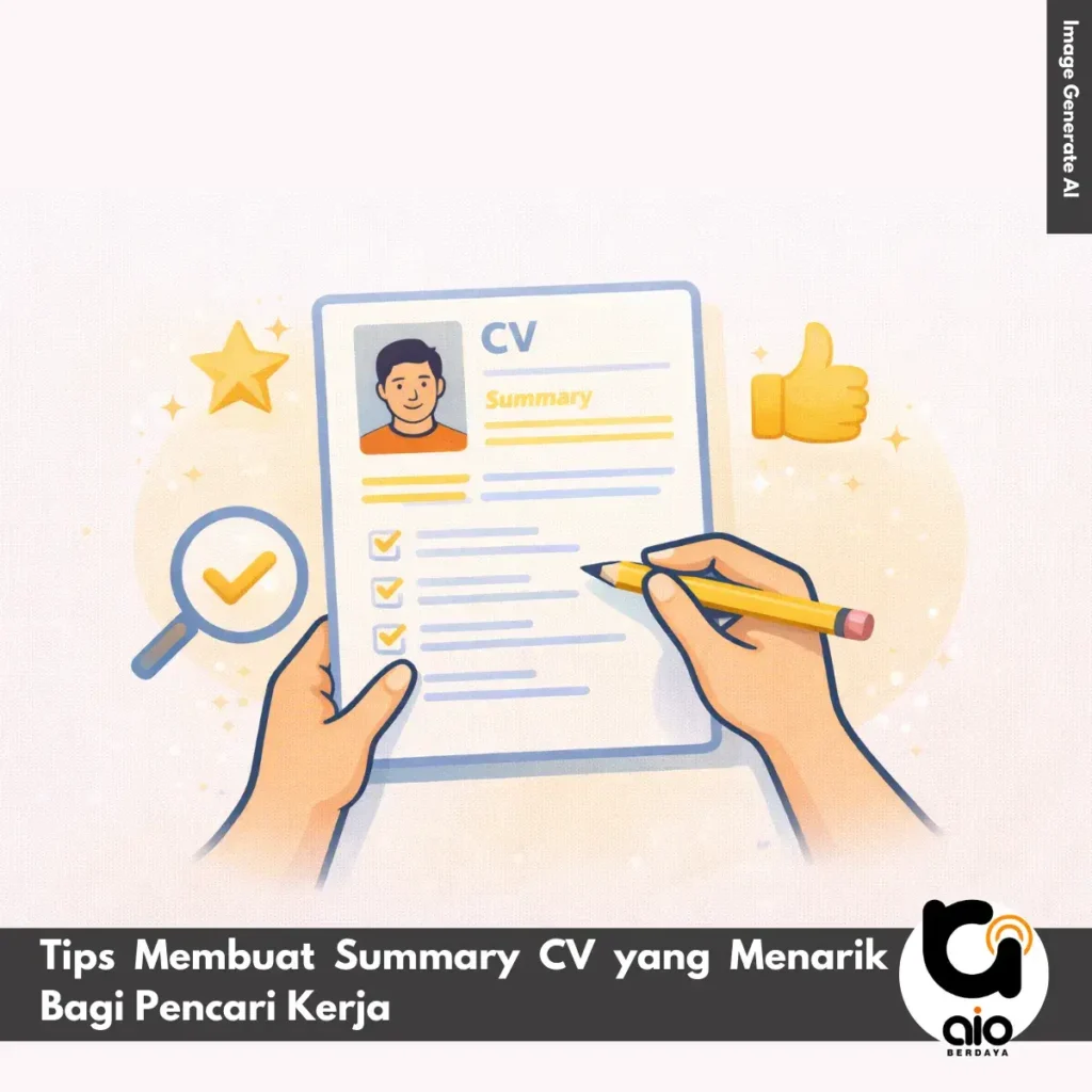 9+ Tips Membuat Summary CV yang Menarik Bagi Pencari Kerja 1 Tips Membuat Summary CV yang Menarik Bagi Pencari Kerja