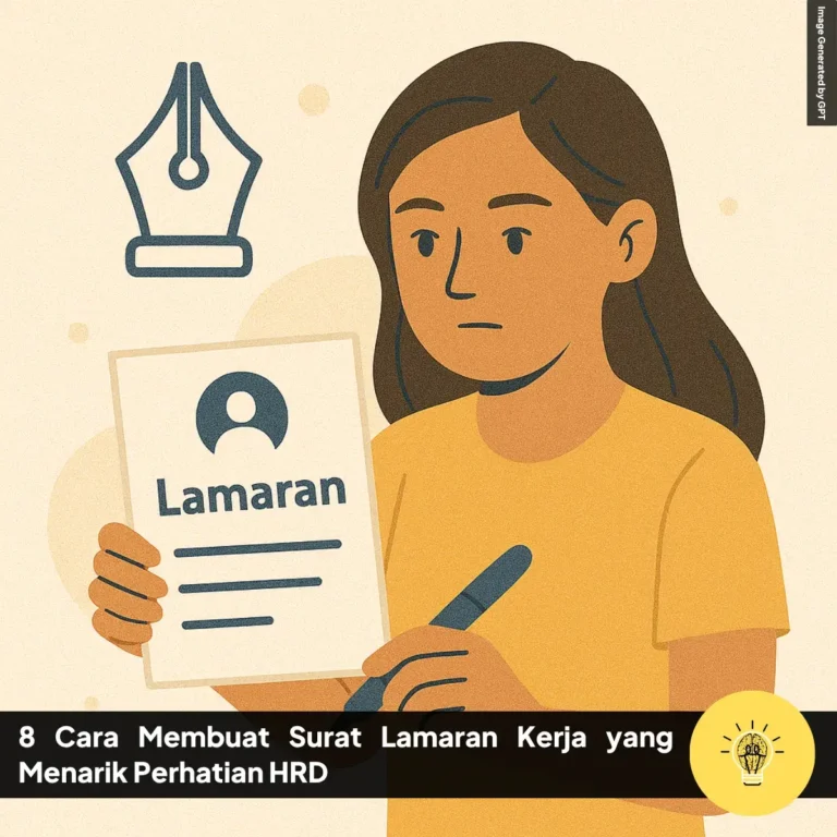 8 Cara Membuat Surat Lamaran Kerja yang Menarik Perhatian HRD
