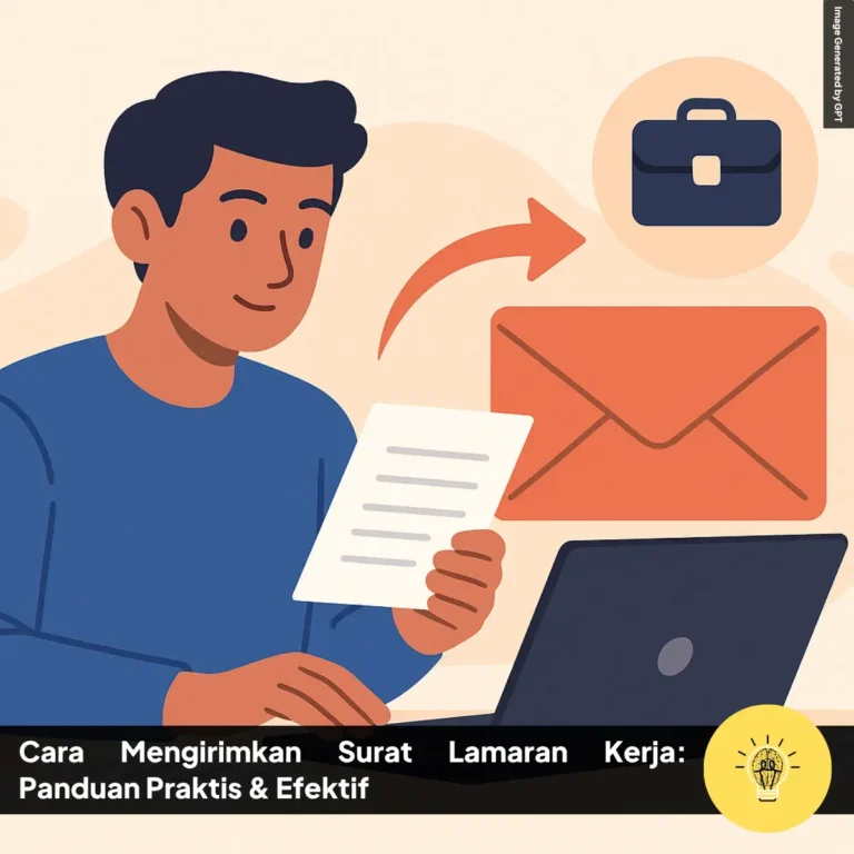 Cara Mengirimkan Surat Lamaran Kerja Panduan Praktis Efektif