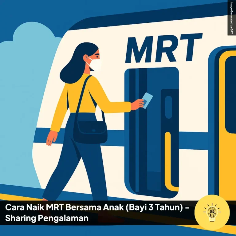 Cara Naik MRT Bersama Anak Bayi 3 Tahun Sharing Pengalaman