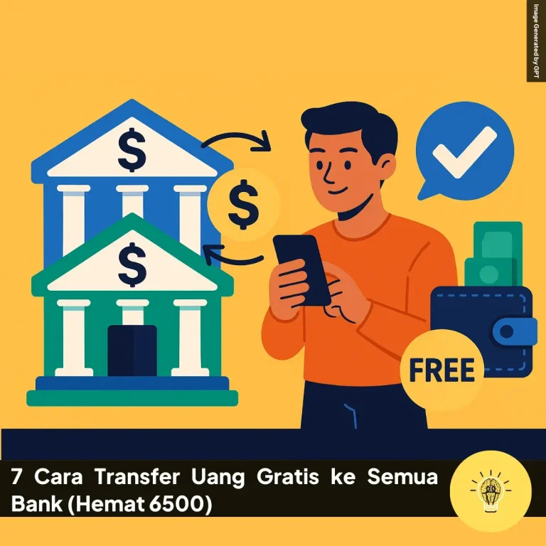 7 Cara Transfer Uang Gratis ke Semua Bank Hemat 6500