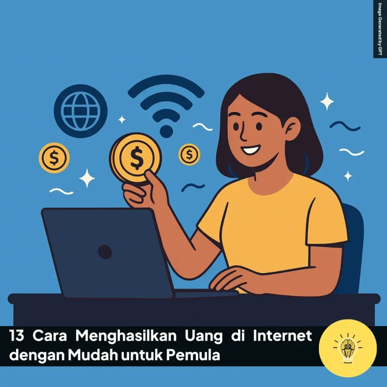 13 Cara Menghasilkan Uang di Internet dengan Mudah untuk Pemula