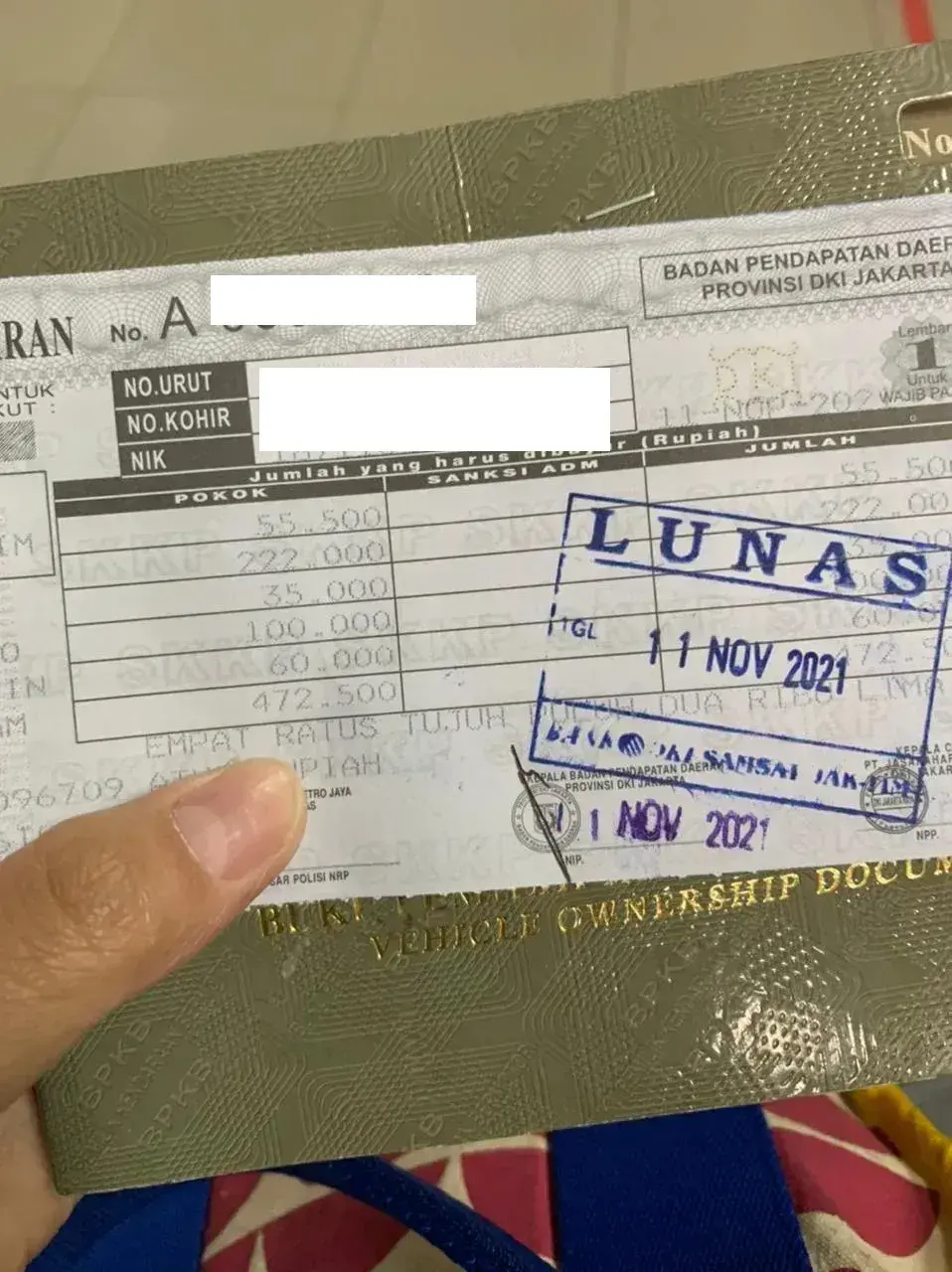 Pengalaman Pribadi Ganti Plat Motor di Samsat Jakarta Timur