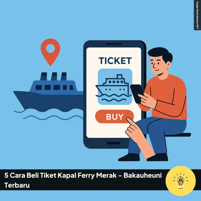 5 Cara Beli Tiket Kapal Ferry Merak Bakauheuni Terbaru