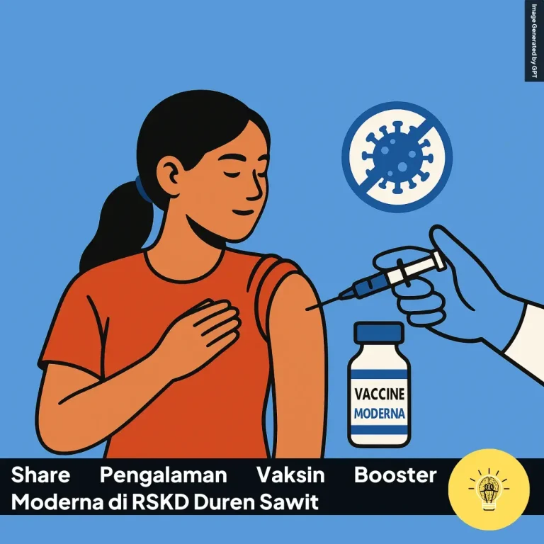 Share Pengalaman Vaksin Booster Moderna di RSKD Duren Sawit