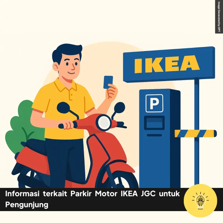 Informasi terkait Parkir Motor IKEA JGC untuk Pengunjung