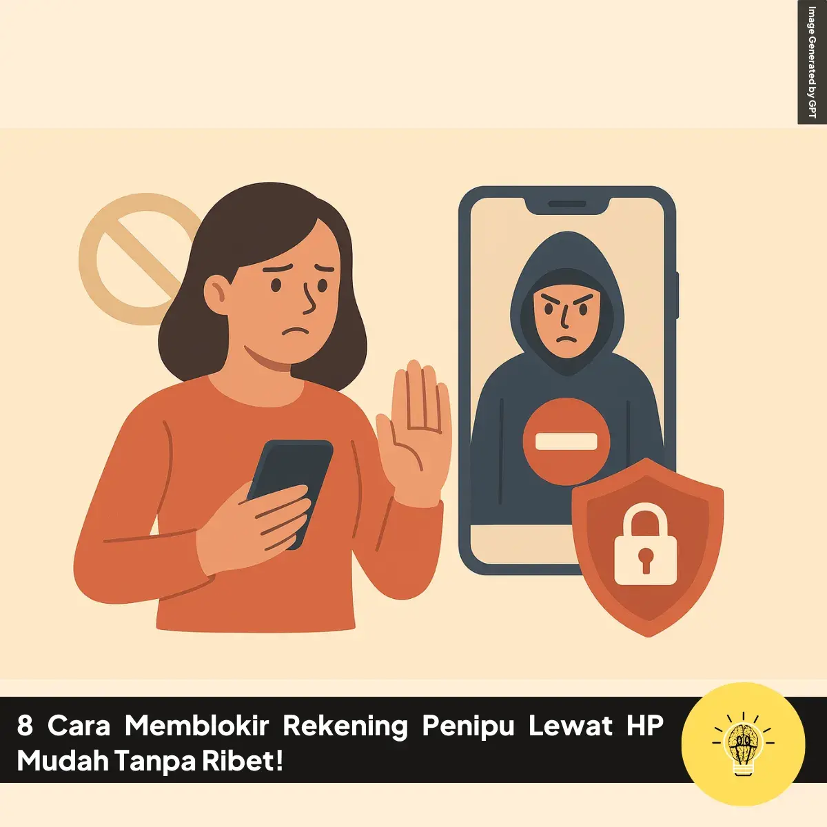 8 Cara Memblokir Rekening Penipu Lewat HP Mudah Tanpa Ribet