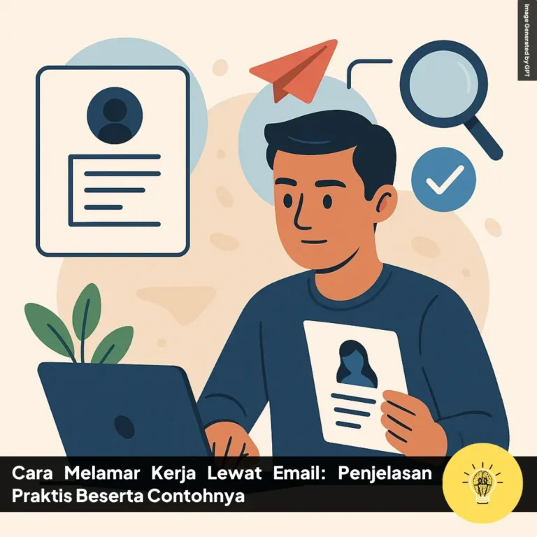Cara Melamar Kerja Lewat Email Penjelasan Praktis Beserta Contohnya