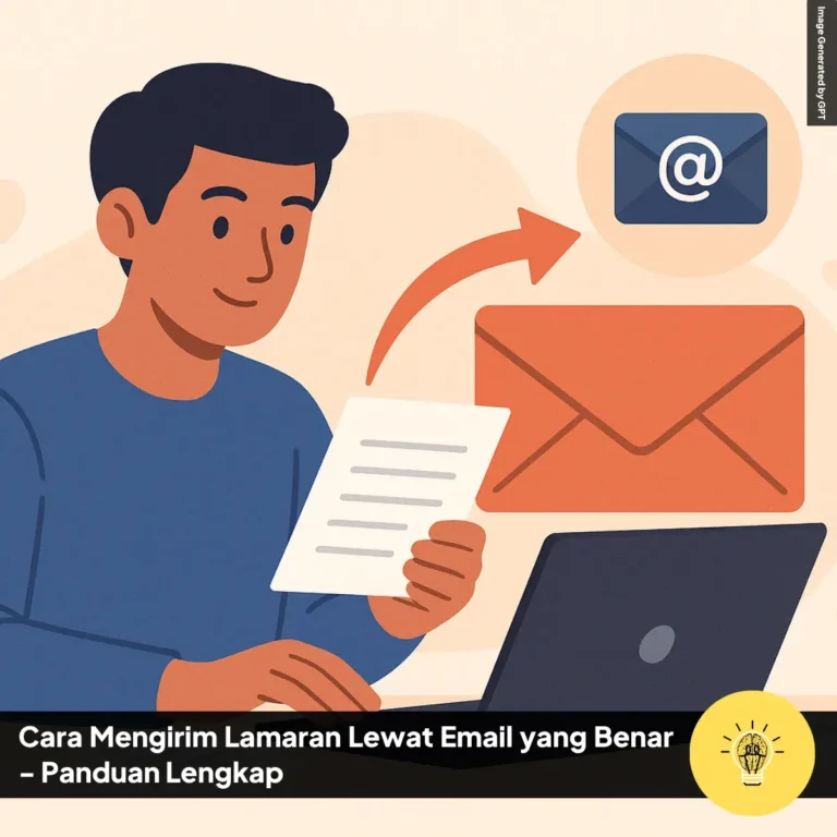 Cara Mengirim Lamaran Lewat Email yang Benar Panduan Lengkap