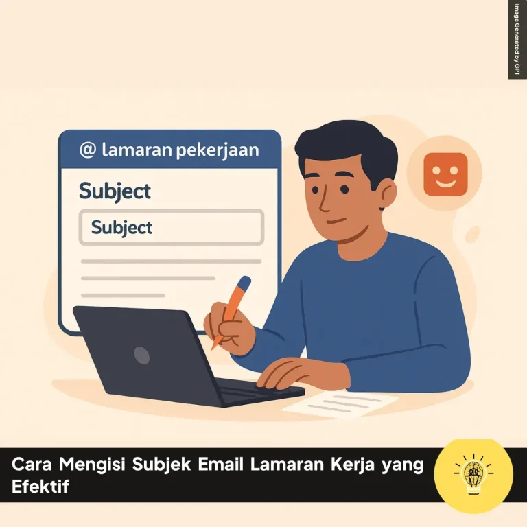 Cara Mengisi Subjek Email Lamaran Kerja yang Efektif Dilirik HRD