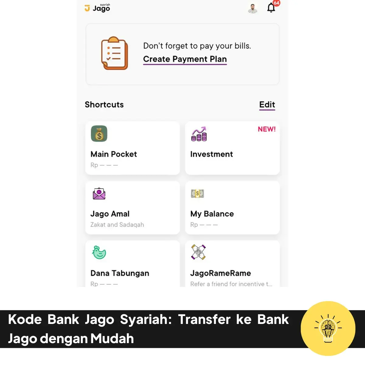 Kode Bank Jago Syariah Transfer ke Bank Jago dengan Mudah