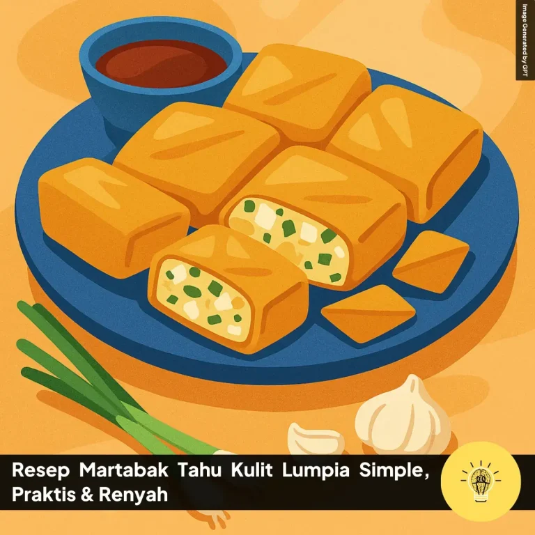 Resep Martabak Tahu Kulit Lumpia Simple Praktis Renyah