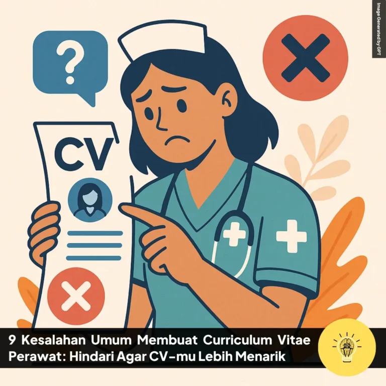 Kesalahan Umum Membuat Curriculum Vitae Perawat Hindari Agar CV mu Lebih Menarik