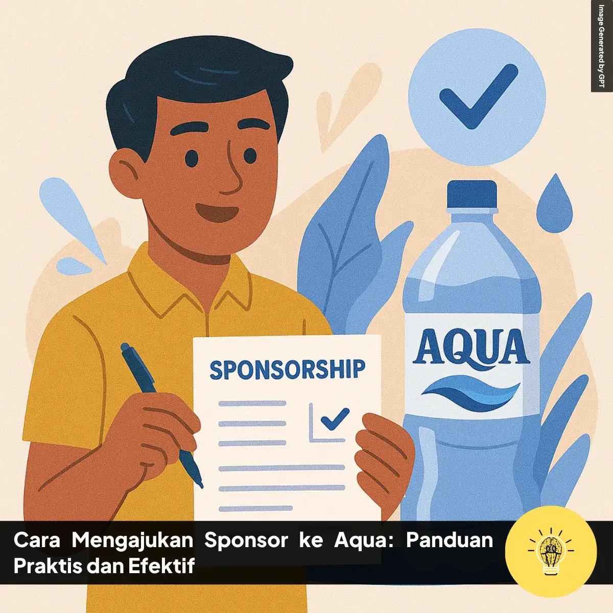 Panduan Praktis dan Efektif Cara Mengajukan Sponsor ke Aqua