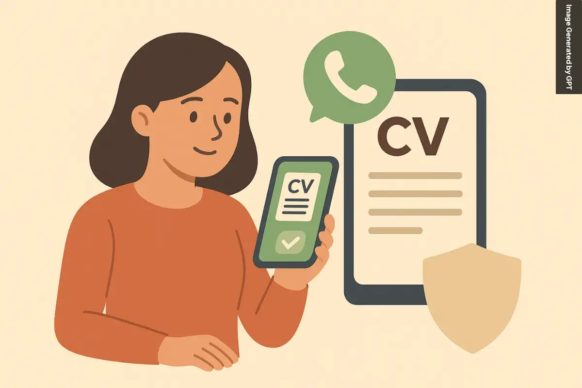 Cara Kirim CV lewat WA
