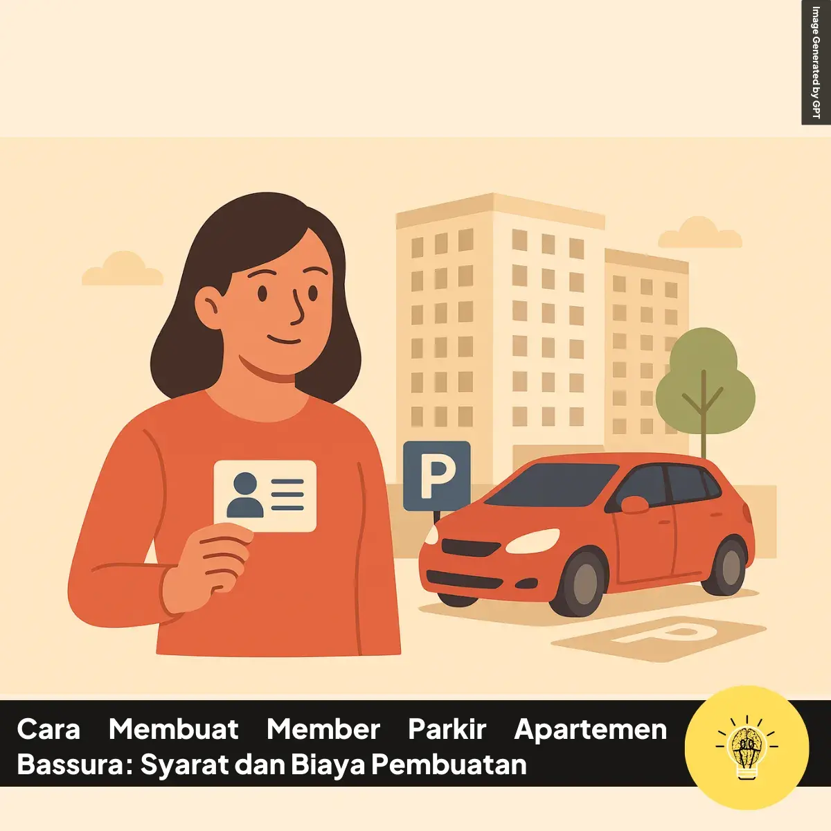 Cara Membuat Member Parkir Apartemen Bassura Syarat dan Biaya Pembuatan
