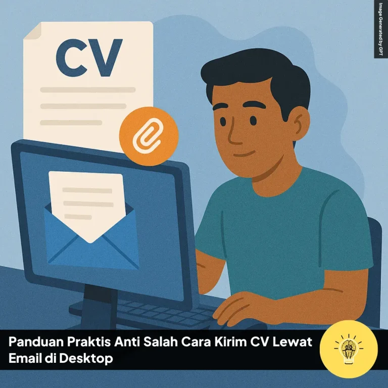 Panduan Praktis Anti Salah Cara Kirim CV Lewat Email di Desktop