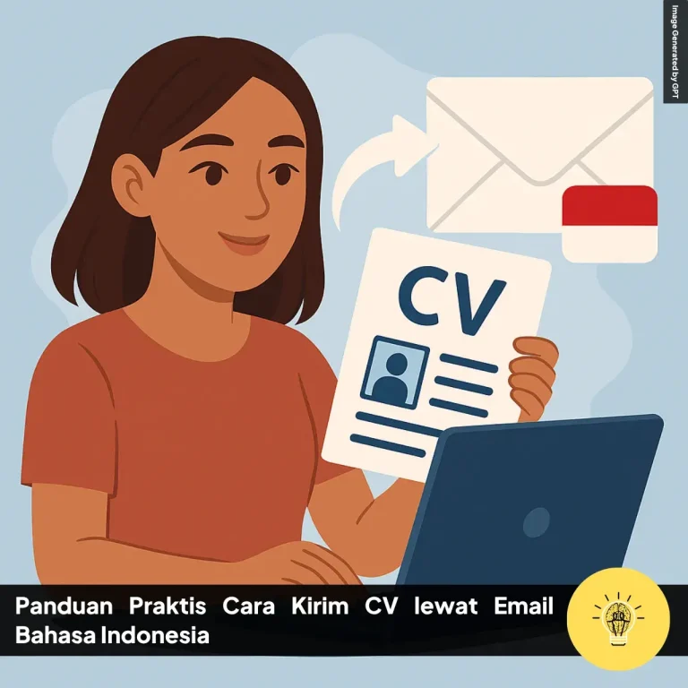 Panduan Praktis Cara Kirim CV lewat Email Bahasa Indonesia
